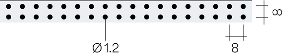 perfo clou 8 8 1 2 section